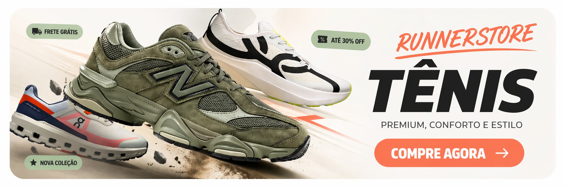 Coleção de tênis Runner Store